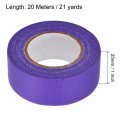 Uxcell 3pcs 25mm 1 Inch Wide 20m 21 Yards Masking Tape Painters Rolls Purple