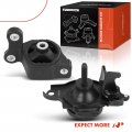 A-premium Engine Motor Mount Kit Compatible With Honda Fit 2007-2008 1 5l 2-pc Set Replace 50826sele01 50810sla981