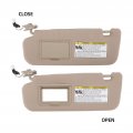 Left Driver Side And Right Passenger Sun Visor Assembly Beige With Makeup Mirror 852013k010qd Replacement For Hyundai Sonata