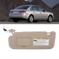 Left Driver Side And Right Passenger Sun Visor Assembly Beige With Makeup Mirror 852013k010qd Replacement For Hyundai Sonata