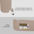 Left Driver Side And Right Passenger Sun Visor Assembly Beige With Makeup Mirror 852013k010qd Replacement For Hyundai Sonata
