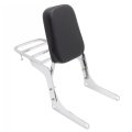 Passenger Backrest Sissy Bar With Luggage Rack Chrome Replacement For Honda Ca250 Cmx250 Cmx250c All Year 