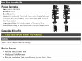 Front Strut And Coil Spring Assembly Set Of 2 Compatible With 2008-2016 Chrysler Town Country Without Nivomat Rear Suspension