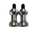 Pro-tek Silver Swing Arm Spools For Ktm 950 Supermoto 2005 206 2007 Spool Sliders 10mm Silver 