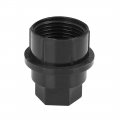 X Autohaux Wheel Lug Nut Cover Black M26x2 0 For Gmc Yukon C2500 C3500 Chevrolet 15646250