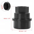 X Autohaux Wheel Lug Nut Cover Black M26x2 0 For Gmc Yukon C2500 C3500 Chevrolet 15646250