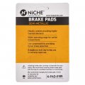 Niche Brake Pad Set For Ducati 748 996 998 Monster 800 620 61340081a 61340201a 61340211b Front Rear Semi-metallic