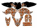 2009-2015 Sx 65 Jester Orange Senge Graphics Complete Kit For Ktm