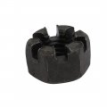 Uxcell 5pcs M10x1 5mm Carbon Steel Grade 8 Hexagon Slotted Castle Nut Black