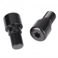 Mallofusa Aluminum 18mm Motorcycle Handlebar Bar Ends Caps Plugs Fits Yamaha Honda Suzuki Yamasaki Black
