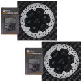 Niche Front Brake Rotor Pad Semi Metallic Kit For Kawasaki Ninja Zx6 43082-1142
