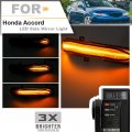 Sequential Led Side Mirror Turn Signal Light For 2004-2008 Honda Accord Hybrid Acura Tsx Amber Strips View Blinker Indicator