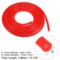 X Autohaux 5mm Id 4 Meter 13 12ft Silicone Vacuum Hose Pipe Water Air Dump Valve Turbo Boost Line Tube Red