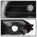 Acanii For 2000-2006 Chevy Suburban Tahoe 99-02 Silverado Black Housing Parking Turn Singal Lamps Bumper Lights Pair