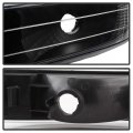 Acanii For 2000-2006 Chevy Suburban Tahoe 99-02 Silverado Black Housing Parking Turn Singal Lamps Bumper Lights Pair