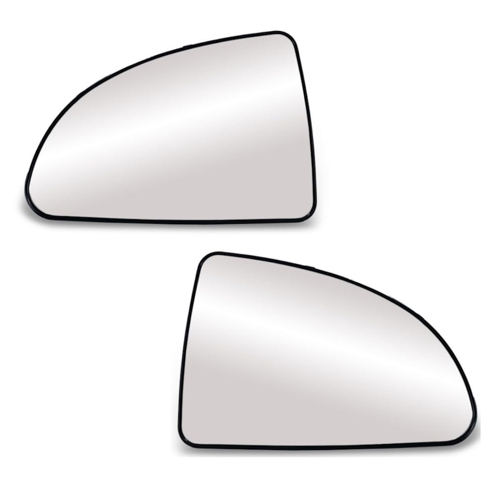 Mirror Glass Driver And Passenger Side Pair For Chevy Cobalt 2005 2010 Non Heated Flat With Backing Plate Fits Coupe Sedan