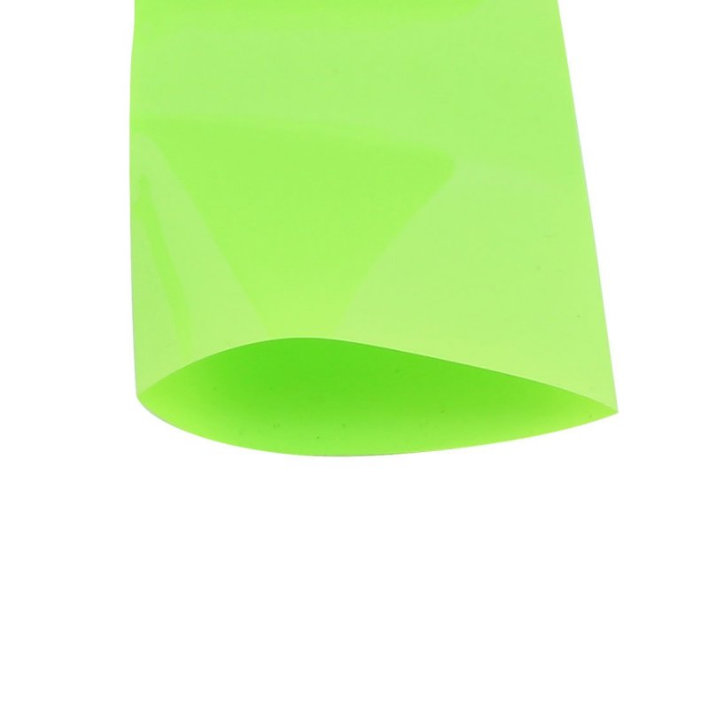 65mm Flat Width 2 5m Length Pvc Heat Shrink Tube Green For 18650 Batteries