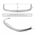 Universal Front Lip Cs Style Unpainted Black Polyurethane Pu Spoiler Splitter Valance Chin Bodykit By Ikon Motorsports