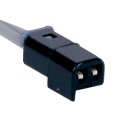 Connectors For 1994 1995 1996 Oldsmobile 98 Cutlass Ciera Corner Index Tab Speaker Black Square 2 Female Pin Terminal 