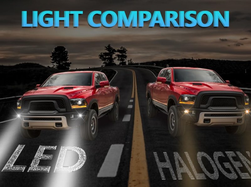 Upgrade Led Fog Lights Assembly Kit For 2015-later Ford F150 All Trim Levels 2017-2018 Super Duty Bumper Lamps Fl3z15200b