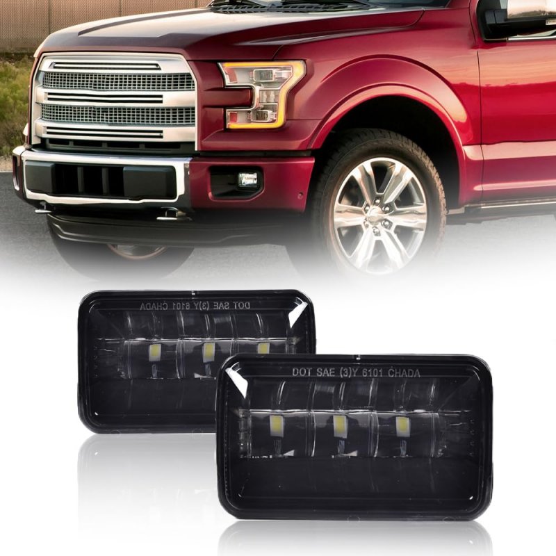 Upgrade Led Fog Lights Assembly Kit For 2015-later Ford F150 All Trim Levels 2017-2018 Super Duty Bumper Lamps Fl3z15200b
