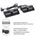 Xridonsen 2 In 1 Red Emergency Dash Lights Warning Safety Flashing Interior Windshield Strobe W Suction Cups For Volunteer