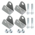 4pcs Shock Mount Weld On Mounts Bracket Steel Base Absorbers Suspension Mounting For Motorcycle Dirt Pit Bike Atv Go Kart 