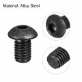 Uxcell M8x12mm Hex Socket Button Head Cap Bolts Screws Alloy Steel 10pcs