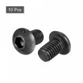 Uxcell M8x12mm Hex Socket Button Head Cap Bolts Screws Alloy Steel 10pcs