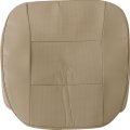 Beige Seat Cover Cushion Pad For Toyota Car 3d Soft Pu Leather With Sponge Double Layer Composite Universal Fit Front Driver 