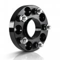 2pcs 1 25mm Black Hubcentric Wheel Spacers 5x114 3 67 1mm Cb Compatible With Genesis Tiburon Veloster Optima Soul Mazda 5 Cx-7