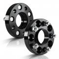 2pcs 1 25mm Black Hubcentric Wheel Spacers 5x114 3 67 1mm Cb Compatible With Genesis Tiburon Veloster Optima Soul Mazda 5 Cx-7