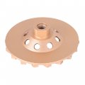 Waltyotur 5 Inch Diamond Cup Grinding Wheel 18-segments Heavy Duty Turbo Row Disc Segments 8-11 Arbor For Angle Grinder