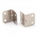 Uxcell A15111200ux0459 10pcs 25mmx25mmx32mm L Shaped Metal Corner Brace Angle Bracket Support Pack Of 10