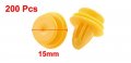 Uxcell 200 Pcs Plastic Rivet Defender Clips 8mmx12mmx15mm