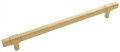 Belwith Keeler Monroe Collection Pull 8-13 16 Inch 224mm Center To Brushed Golden Brass Finish 