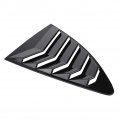 Qiilu Window Louver Cover 1 Pair Side Vent Fit For Toyota 86 Gt86 Scion Fr-s Subaru Brz 2013-2018 Black