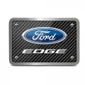 Ipick Image Made For Ford Edge Black Carbon Fiber Texture Plate Billet Aluminum 2 Inch Tow Hitch Cover