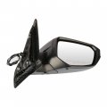 Passenger Side View Mirror For 2016 Honda Civic Black Smooth Power Manual Folding Abs