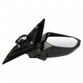 Ocpty Passenger Side View Mirror Compatible With 2016 For Honda Civic Black Smooth Power Manual Folding Abs