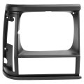 Hecasa Right Headlight Bezel For 1991-1996 Jeep Cherokee 1991-1992 Comanche Replacement 5dv54tzz Ch2513124 Headlamp Trim Matte