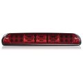 Rear Led Third Brake Light Ford F250 F350 F450 F550 Super Duty 1999 To 2015 Red Lens Chrome Housing 3rd Stop Lamp Not For 