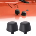 Labwork Black Rubber Bumper Cushion Hood Bump Stop Replacement For 1987-2018 Wrangler Jk
