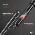 A-premium Rear Pair 2 Shock Absorber Compatible With Dodge Sprinter 2500 2007-2009 3500 2009 Mercedes-benz 2017 Driver And