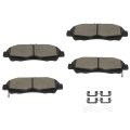 Front D1896 Ceramic Disc Brake Pad Set For Buick Enclave Cadillac Xt5 Xt6 Chevrolet Blazer Traverse Gmc Acadia 4 Pieces With 