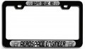 Born To Be An Aerospace Engineer Career Bl 3d Metal License Plate Frame Auto Suv Truck Tag Holder U35 