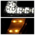 Acanii For Halogen Type 2015-2023 Chrysler 300 Black Bezel Led Drl Projector Headlight Headlamp Driver Side