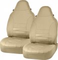 Bell Automotive 22-1-56754-9 Tan Sport Leather Universal Bucket Seat Covers Pack Of 2 