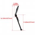 Adjustable Kickstand Side Stand Black For 2000-current Kawasaki Kx 65 And 2003-2005 Suzuki Rm Dirt Bikes Clamp On Lowing