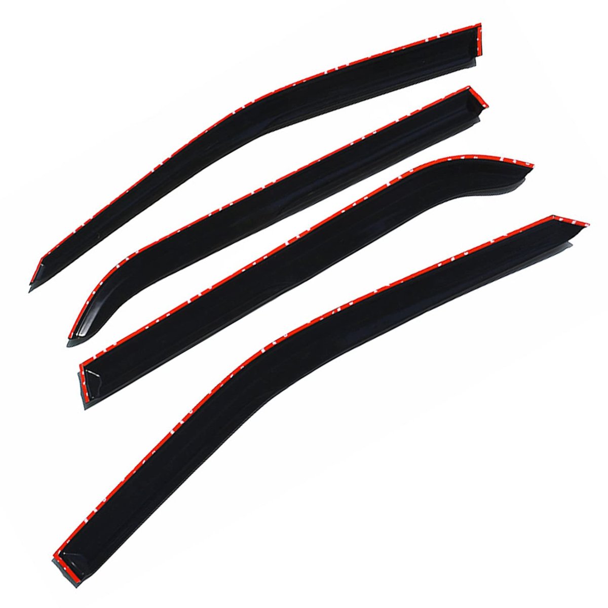 Window Visors Sun Rain Guards For Explorer 2011 2019 4 Pack Vent Shade Deflectors Made Of Abs Plastic Car Exterior Protection